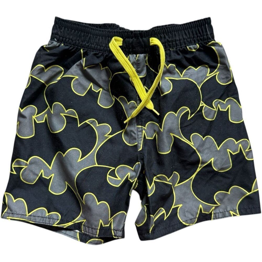 Baby Boys DC Comics Batman Logo Swim Swimming Trunks - Sz 18-24 mo